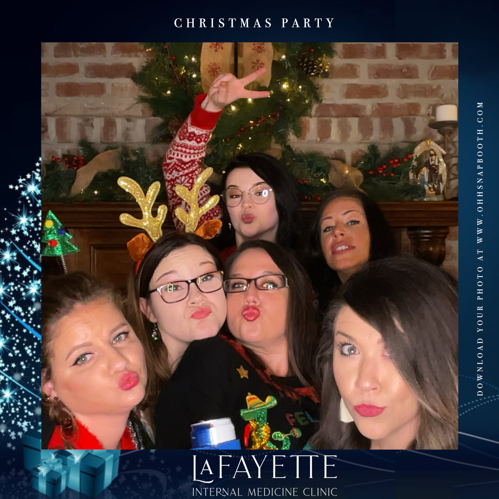 Lake Charles Christmas photo booth 222