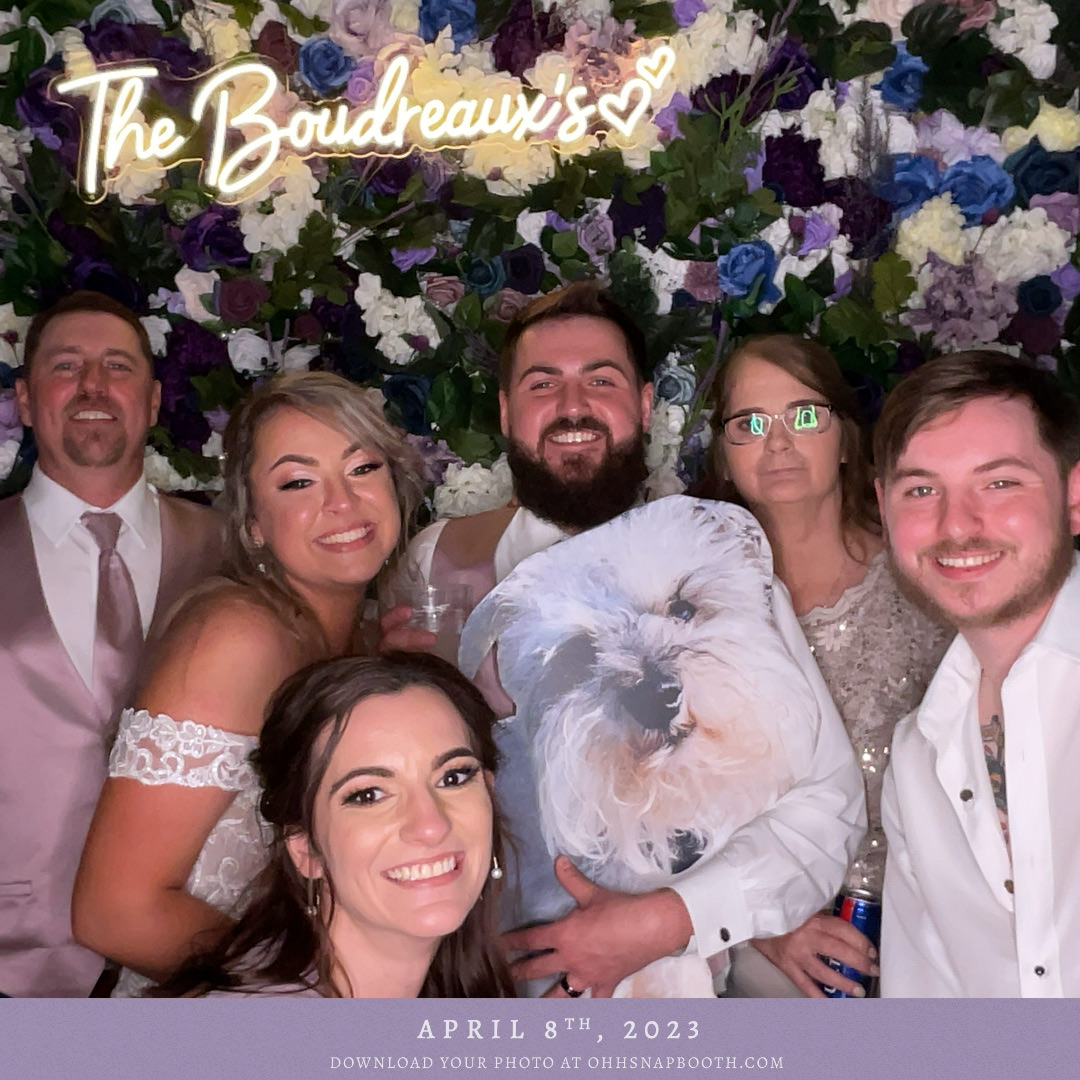 Lake Charles Wedding social/digital booth