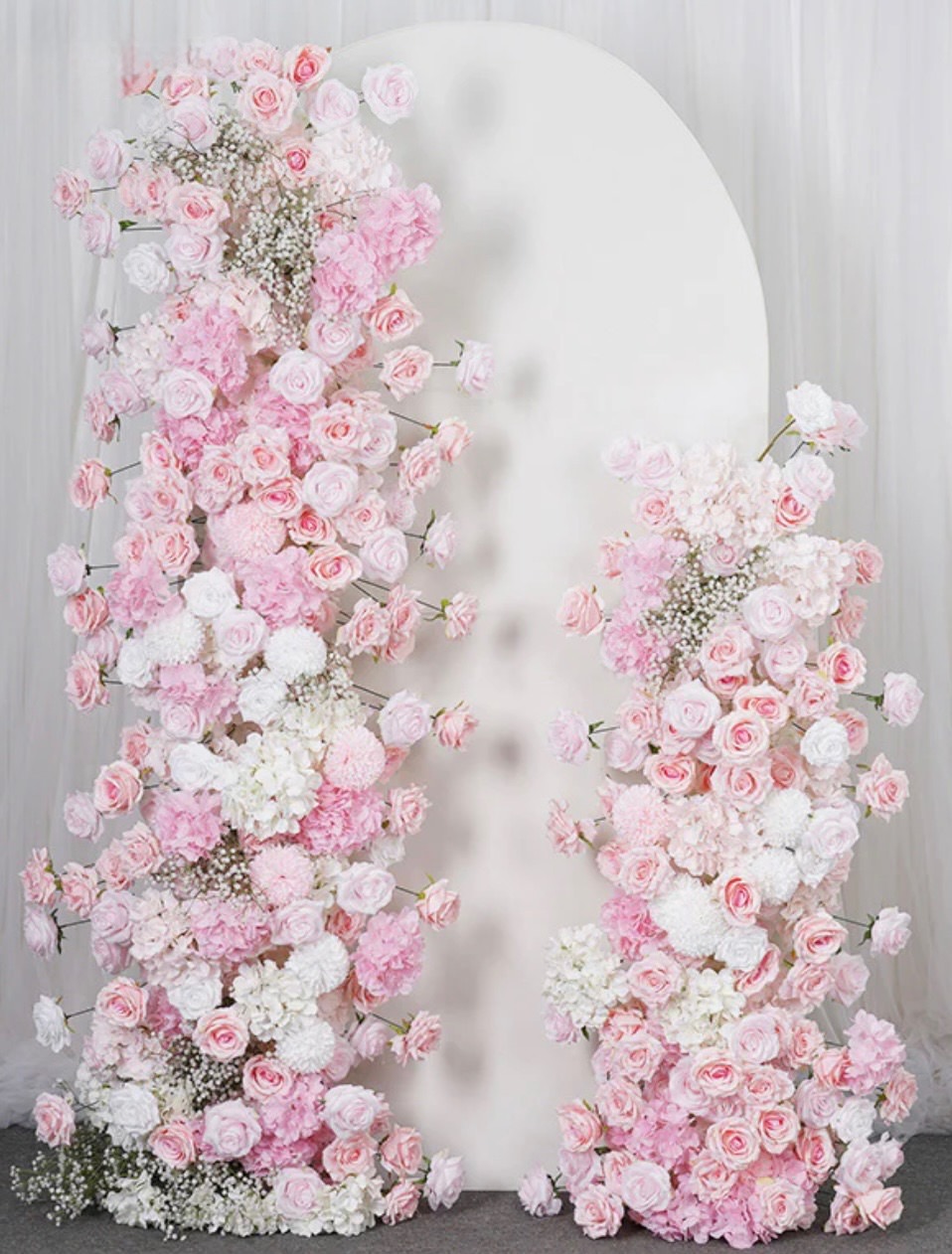 Lake Charles, LA Backdrop Rental | Ballet Pink Pillars